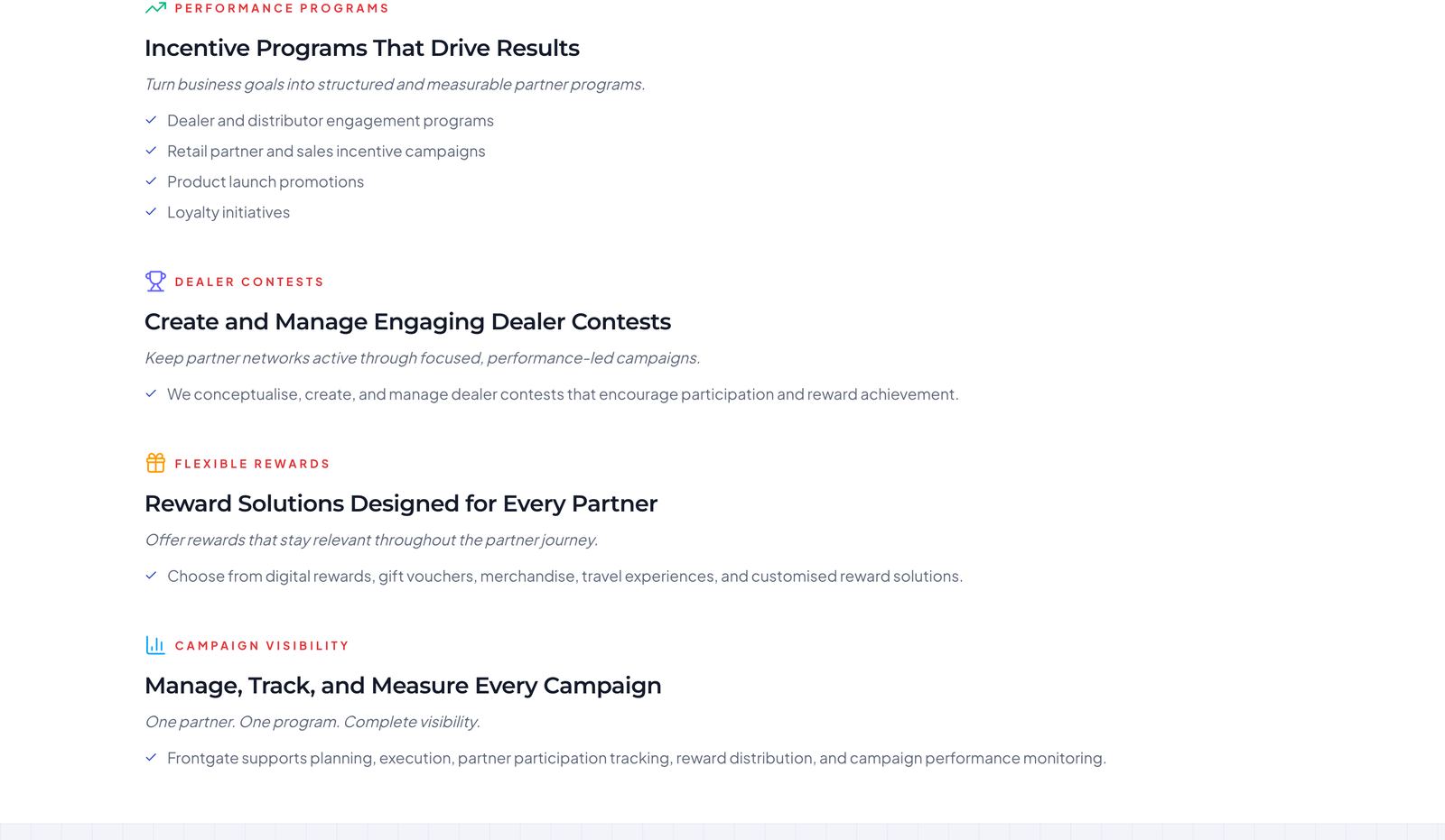 The Channel & Partner Loyalty Programs page (part 3)